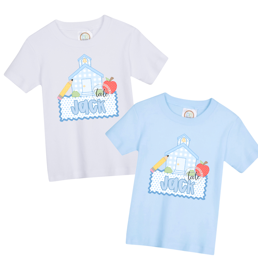 FIRST DAY OF SCHOOL BOY NAME PLATE - INFANT + YOUTH