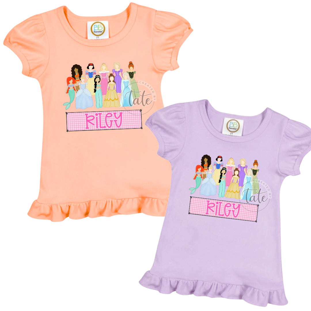 SWEET PRINCESS NAME PLATE - INFANT + YOUTH