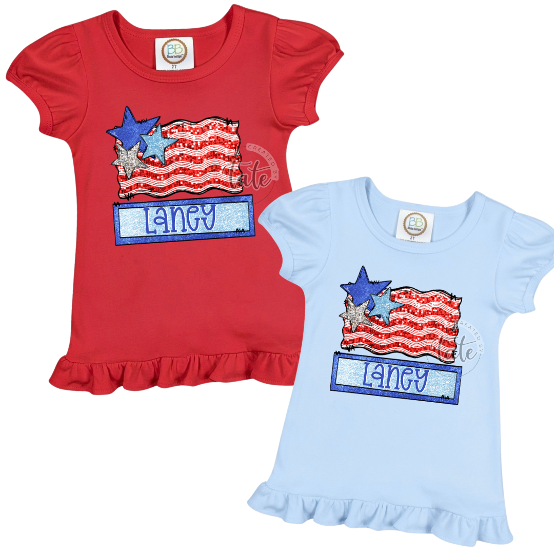 AMERICAN GIRL NAME PLATE - INFANT + YOUTH