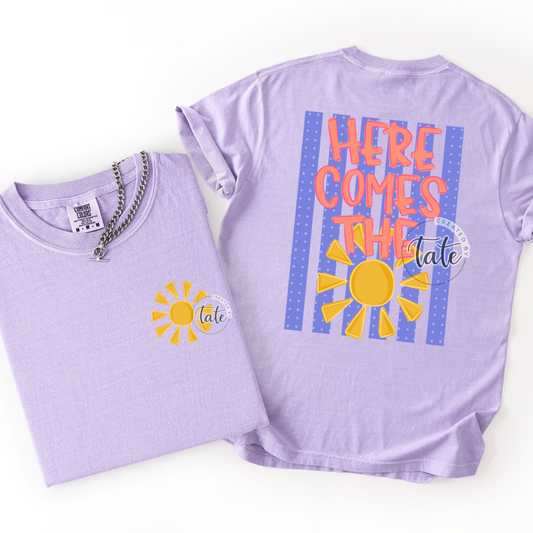 HERE COMES THE SUN - FRONT + BACK