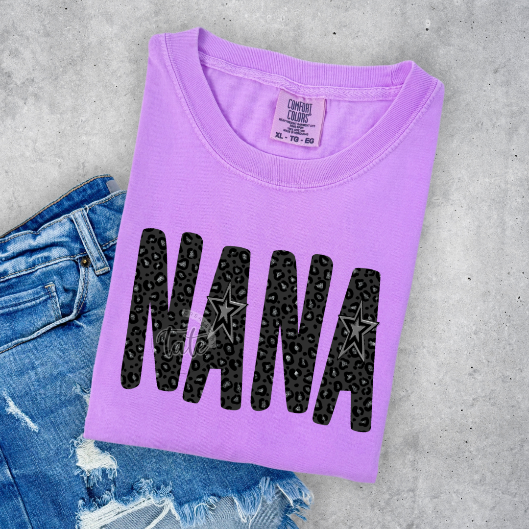 FAUX GLITTER LEOPARD - NANA