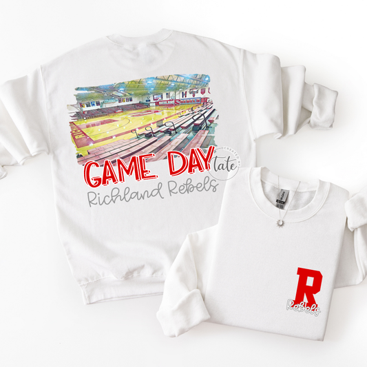 RICHLAND REBELS GAME DAY - FRONT + BACK
