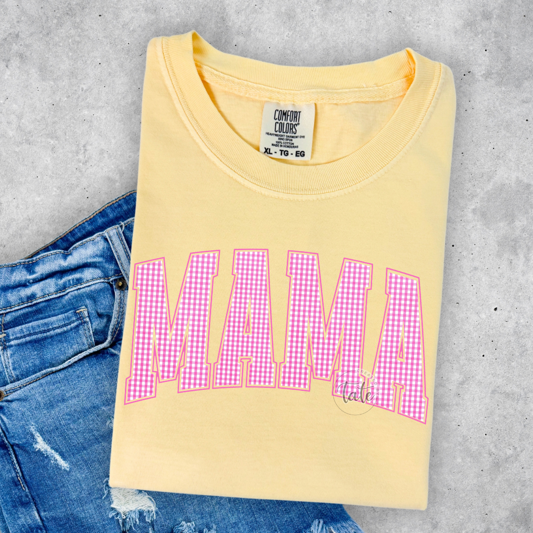 MAMA - PINK GINGHAM
