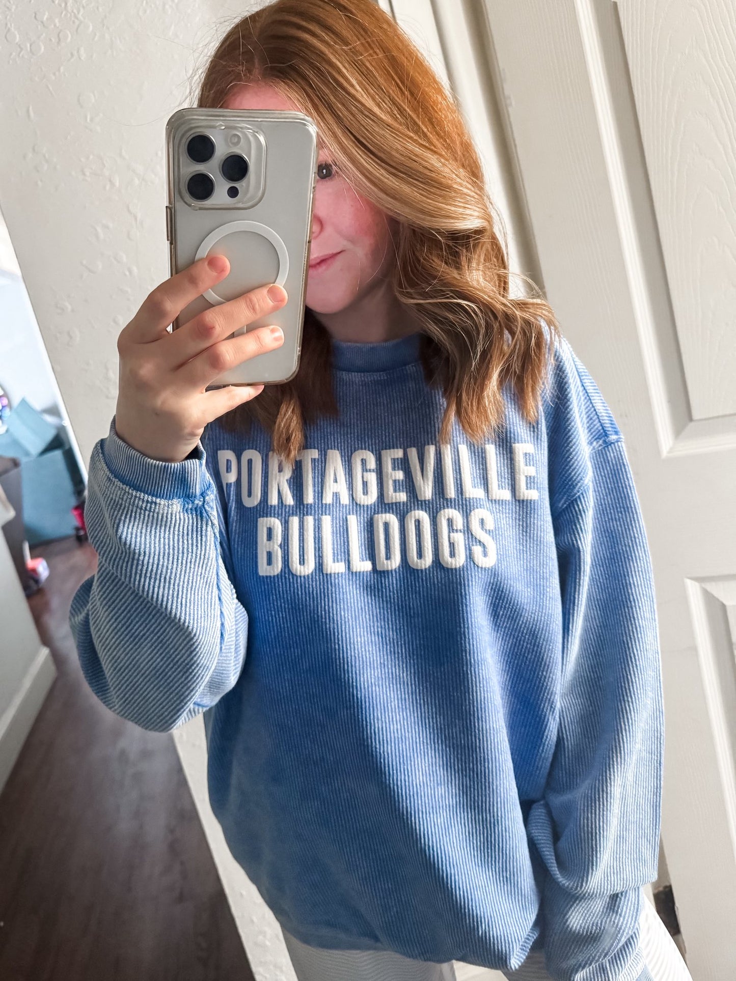 CHICKA-D | CUSTOM CORDED CREW - BLACK