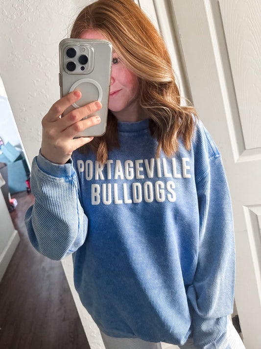 CHICKA-D | CUSTOM CORDED CREW - LILAC