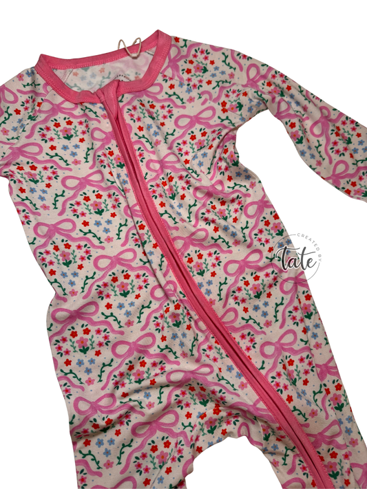 PRETTY IN WILDFLOWERS BAMBOO ZIPPY