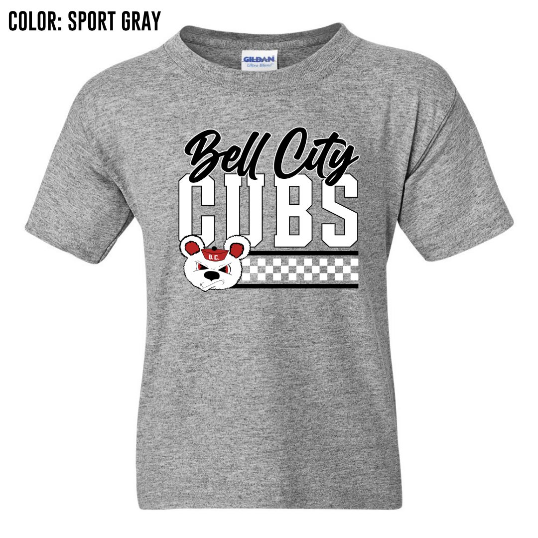 CHECKERED BELL CITY CUBS - YOUTH + ADULT