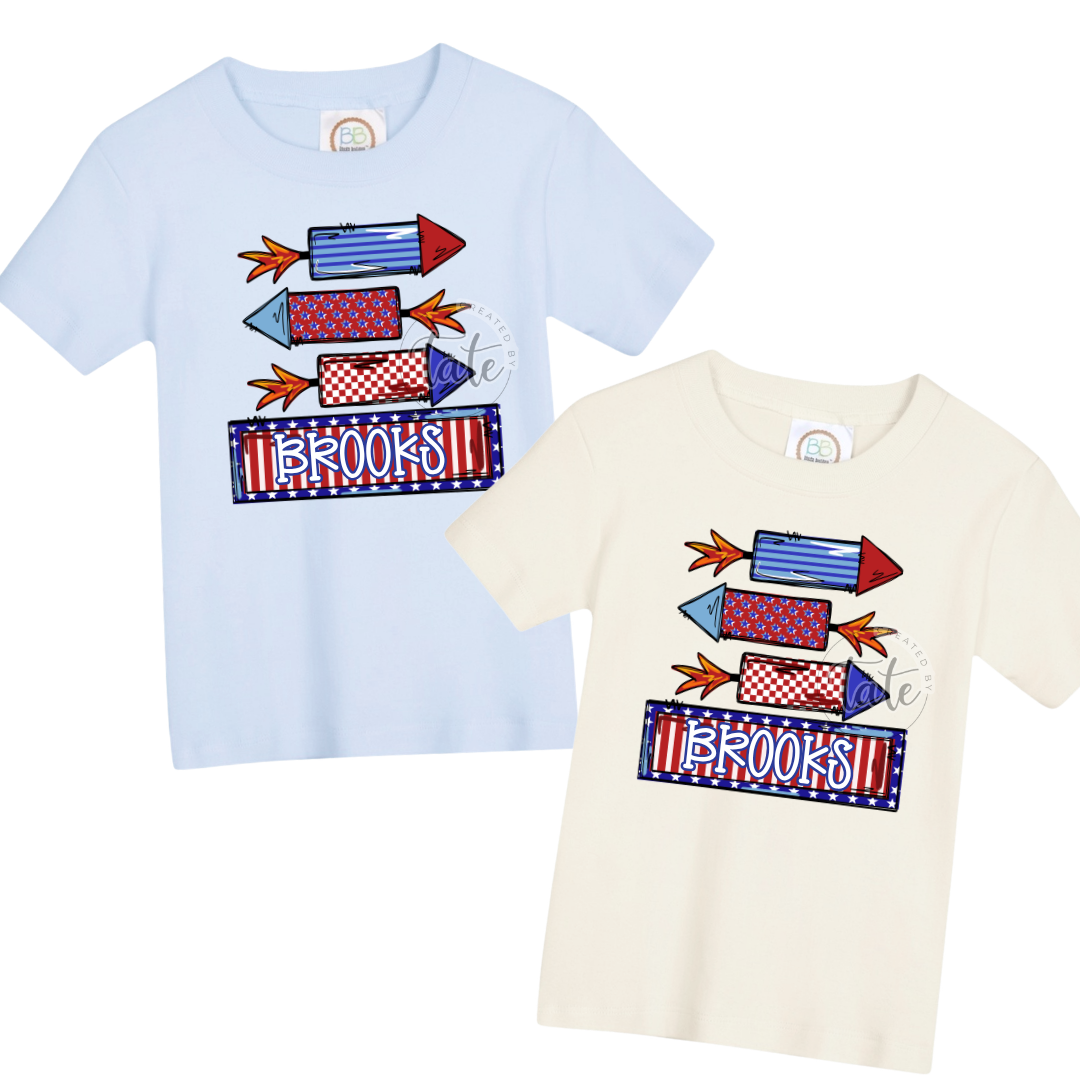 FIRECRACKER NAME PLATE - INFANT + YOUTH