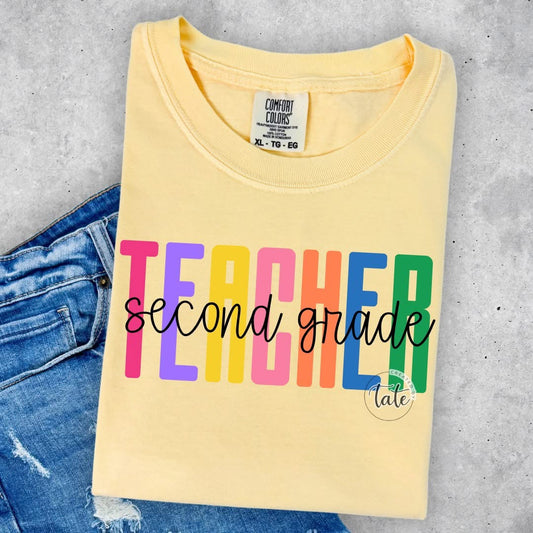 CUSTOM COLORFUL TEACHER