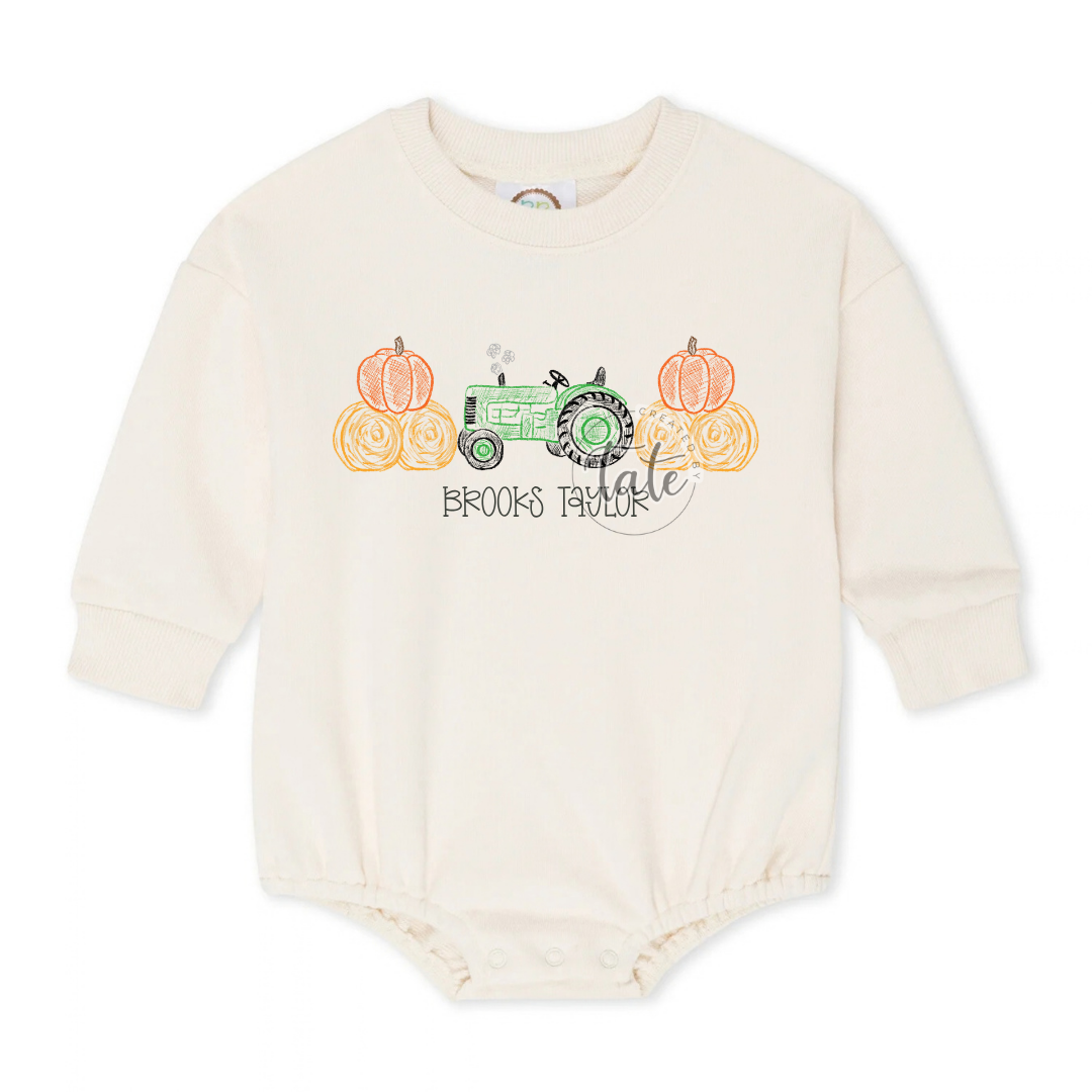DEAL OF THE WEEK || SKETCHED TRACTOR + PUMPKIN - INFANT + YOUTH