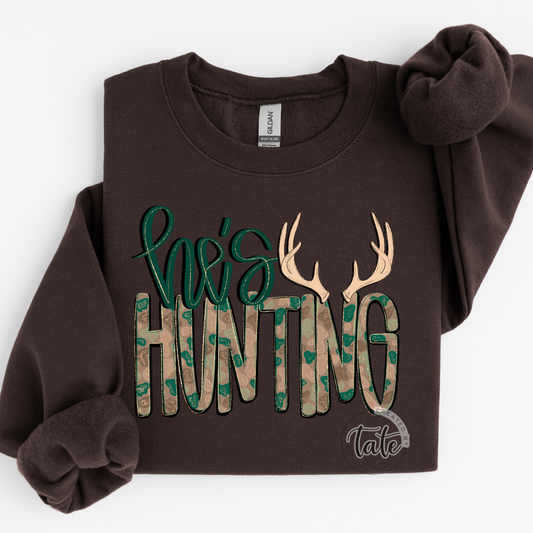 SPOTTED HE'S HUNTING