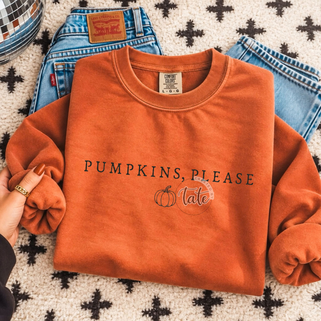 PUMPKINS PLEASE - BLACK