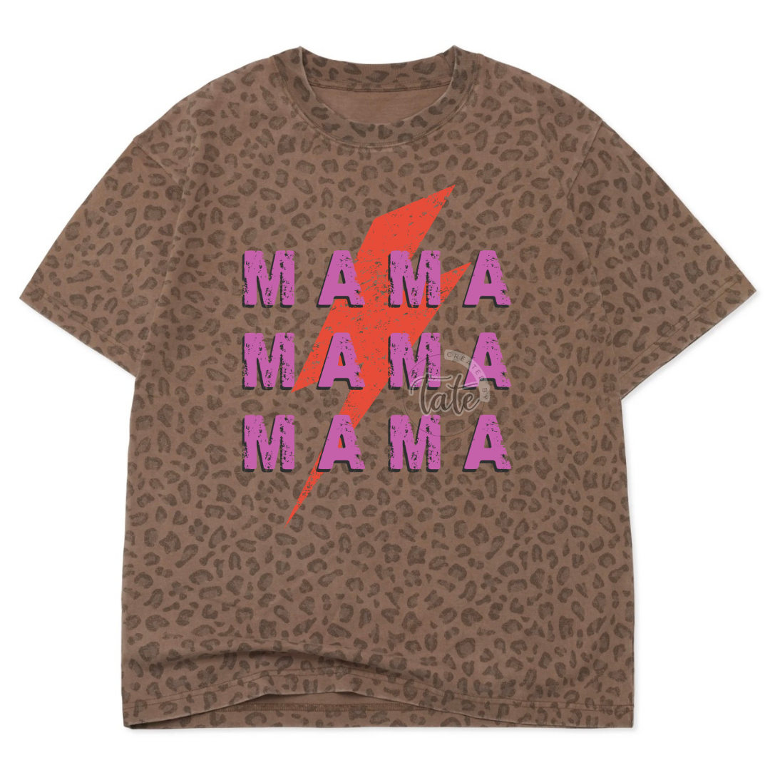CUSTOM VINTAGE LEOPARD OVERSIZED BOX TEE - YOUTH + ADULT