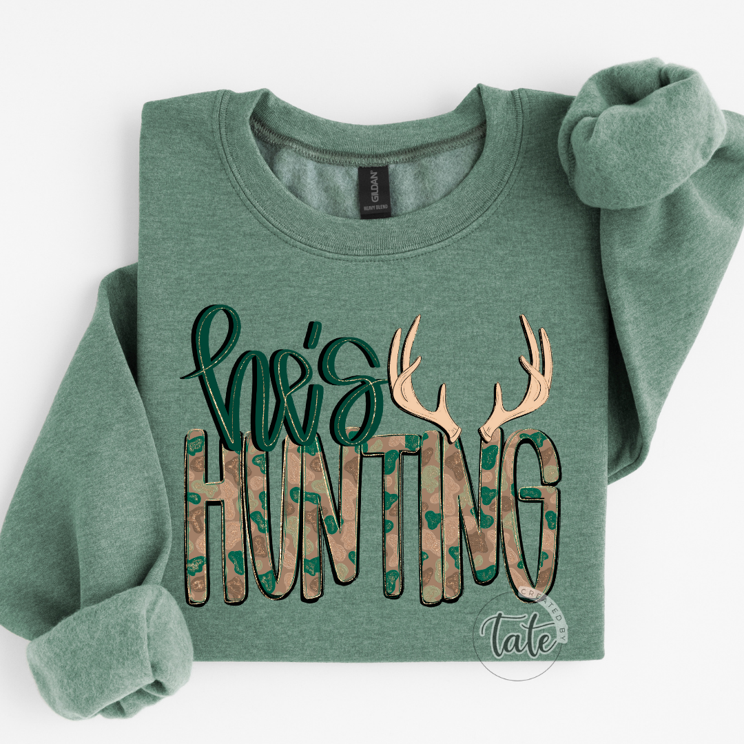 SPOTTED HE'S HUNTING