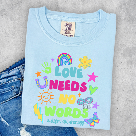 LOVE NEEDS NO WORDS