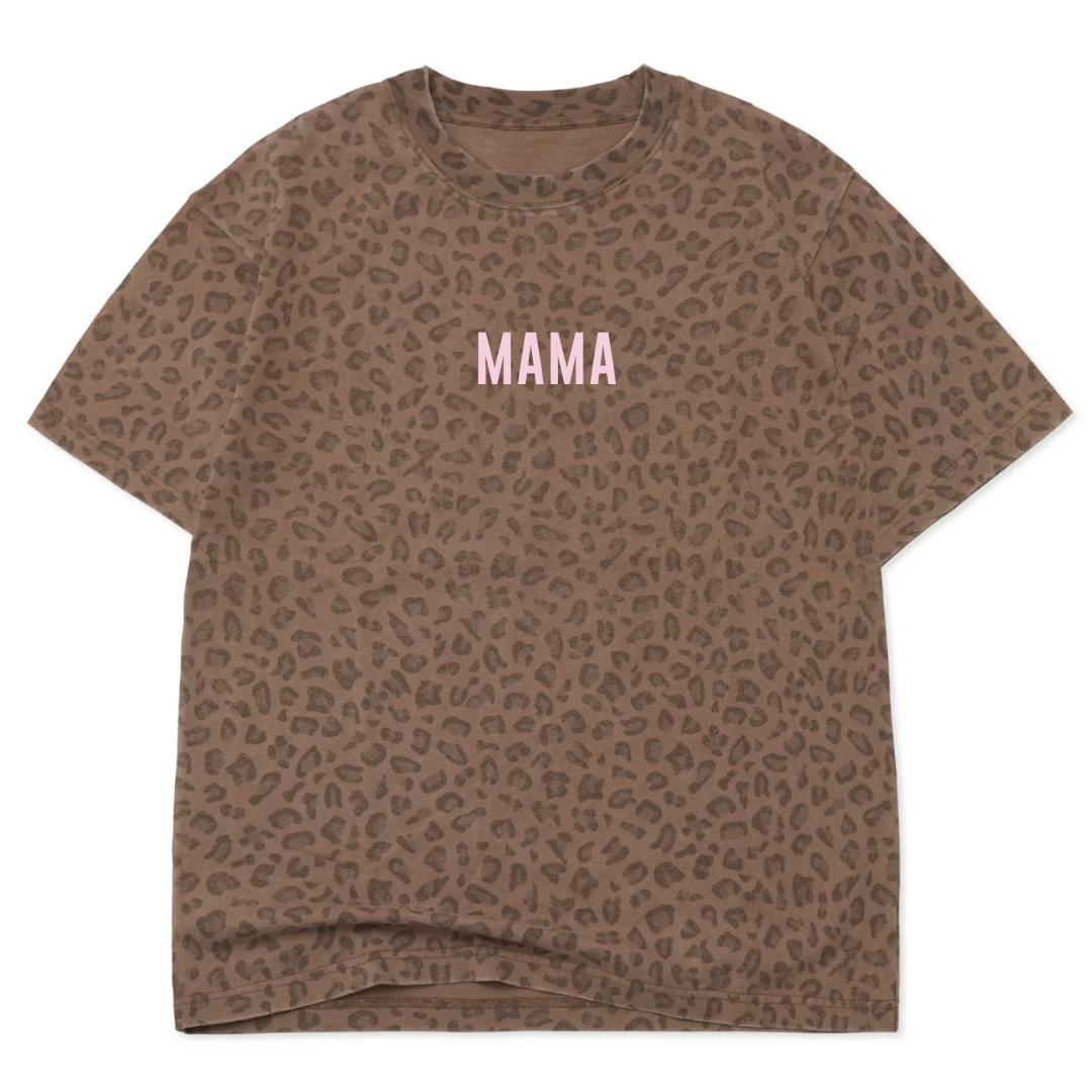 CUSTOM VINTAGE LEOPARD OVERSIZED BOX TEE - YOUTH + ADULT
