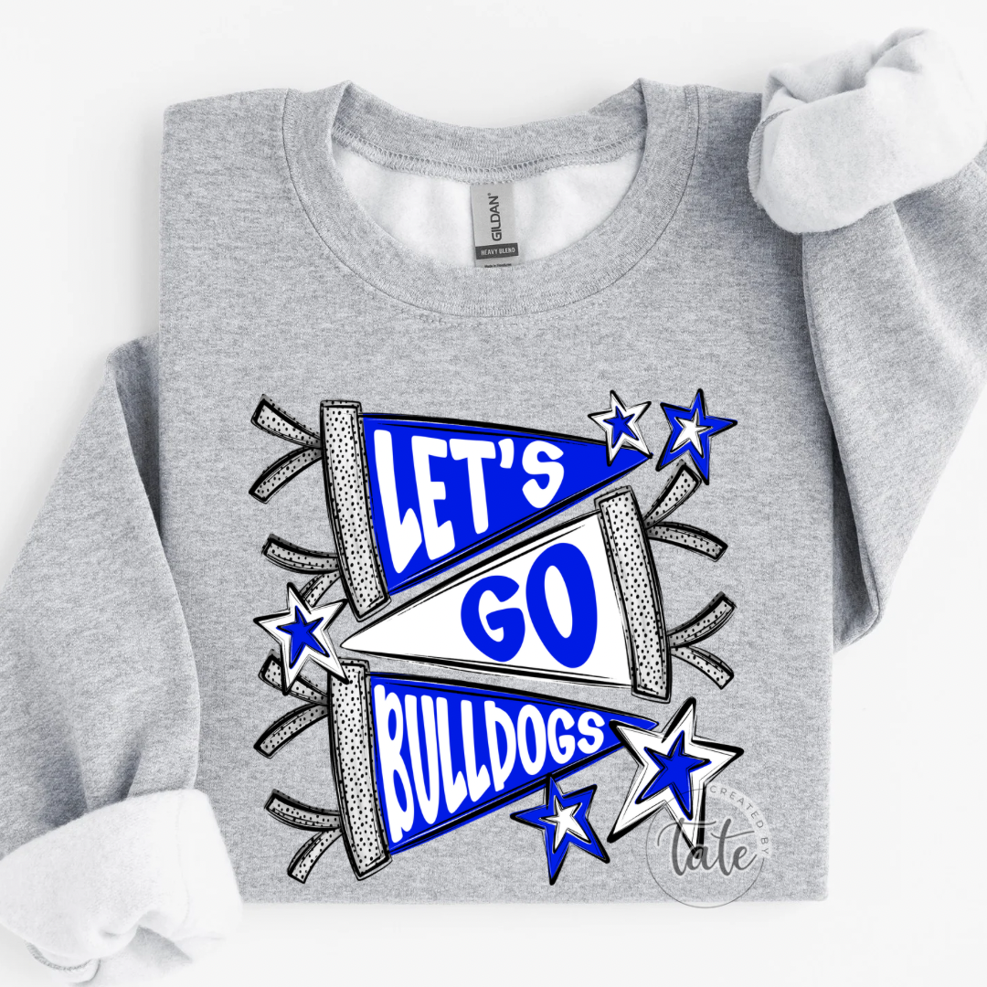 FLAGS LETS GO BULLDOGS