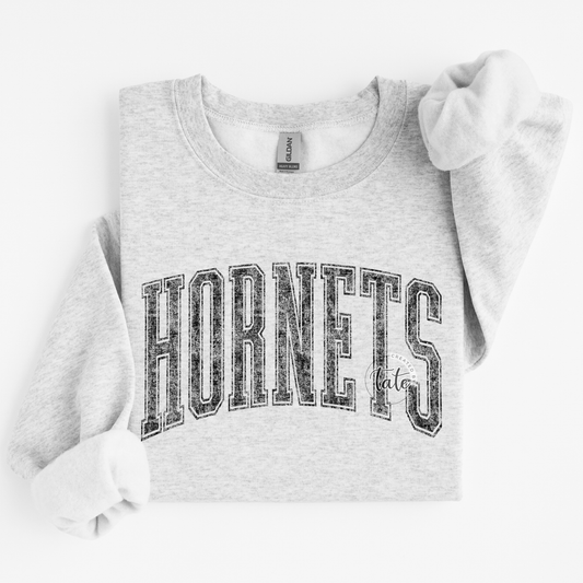 DISTRESSED VARSITY - HORNETS