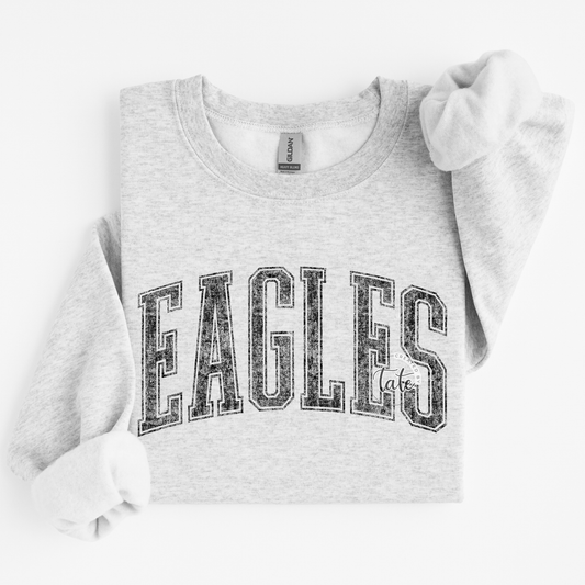 DISTRESSED VARSITY - EAGLES