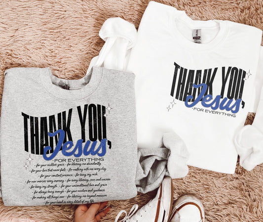THANK YOU, JESUS