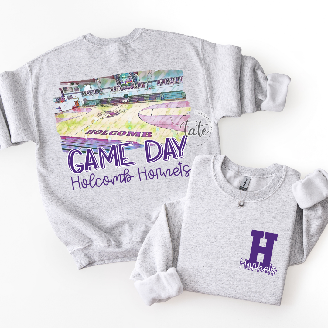 HOLCOMB HORNETS GAME DAY - FRONT + BACK