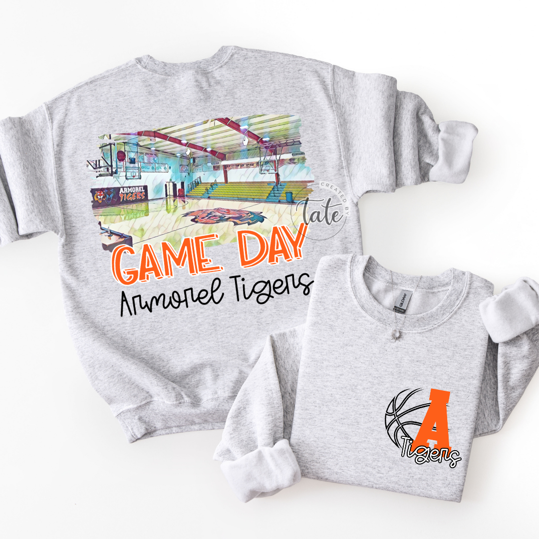 ARMOREL TIGERS BASKETBALL GAME DAY - FRONT + BACK