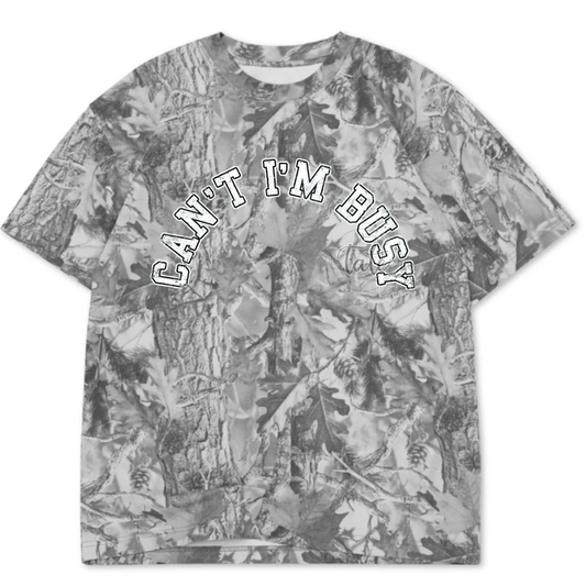 CUSTOM GRAY CAMO OVERSIZED BOX TEE - YOUTH + ADULT