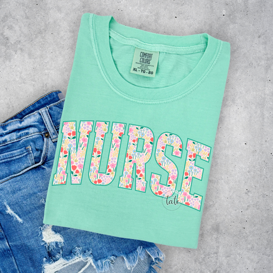 VARSITY NURSE - SPRING FLORAL