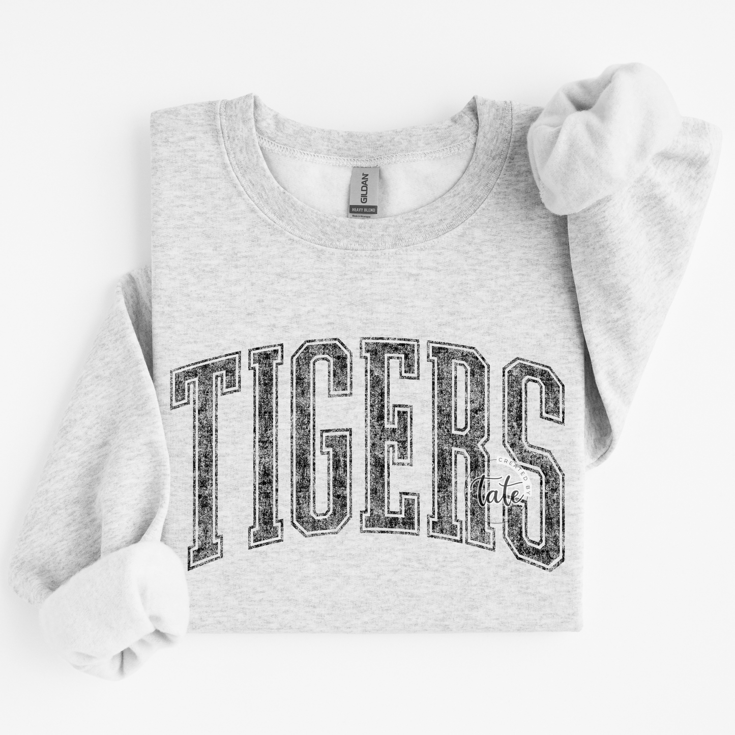 DISTRESSED VARSITY - TIGERS