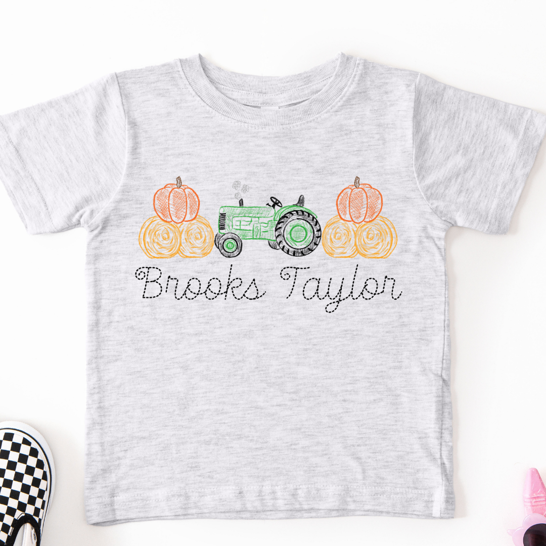 FAUX EMBROIDERY TRACTOR - INFANT/YOUTH