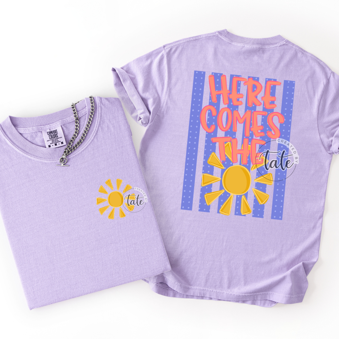 HERE COMES THE SUN - FRONT + BACK