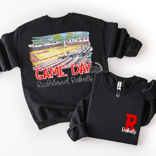 RICHLAND REBELS GAME DAY - FRONT + BACK