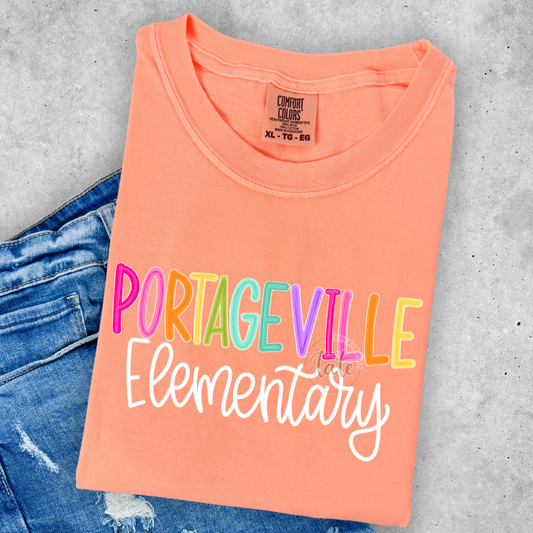 COLORFUL BRUSHSTROKE - PORTAGEVILLE ELEMENTARY