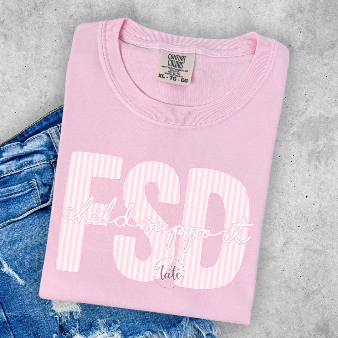 CUSTOM PINK SEERSUCKER