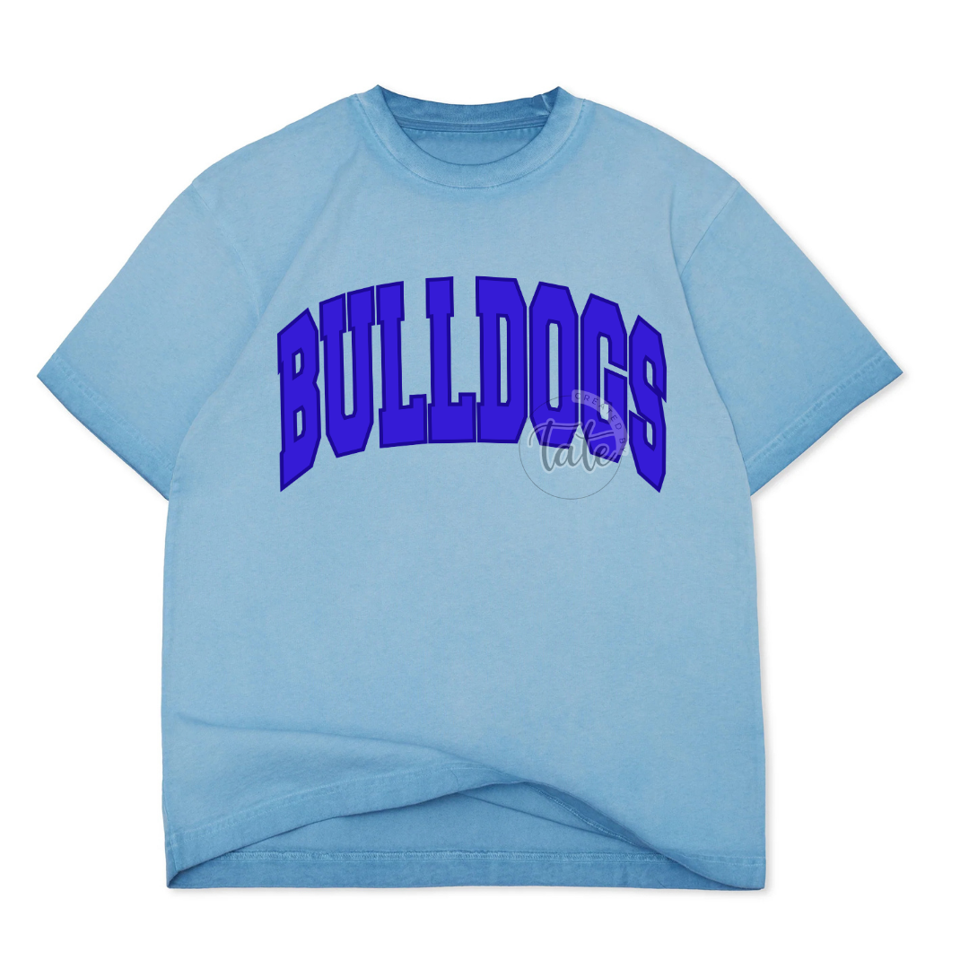 CUSTOM BLUE HAZE OVERSIZED BOX TEE - YOUTH + ADULT