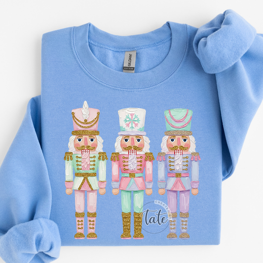 FAUX PAINTED NUTCRACKERS