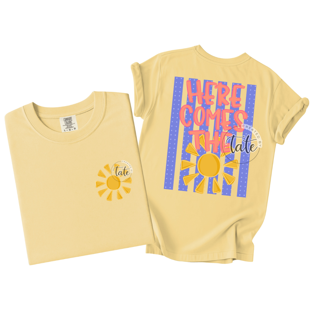 HERE COMES THE SUN - FRONT + BACK