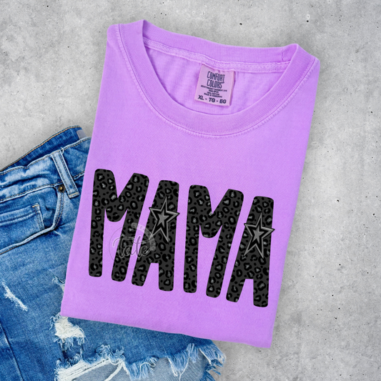 FAUX GLITTER LEOPARD - MAMA