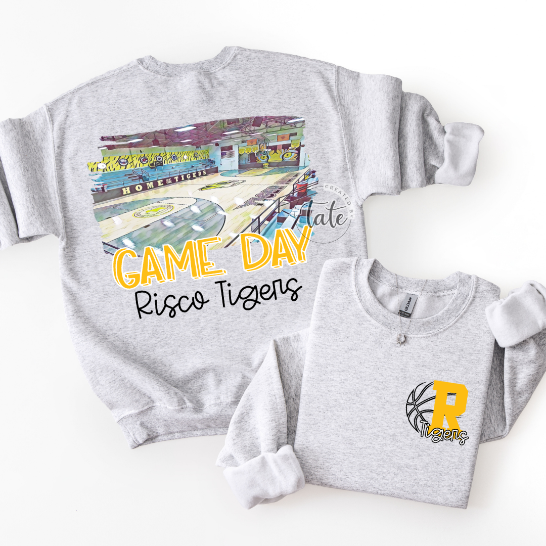 RISCO TIGERS BASKETBALL GAME DAY - FRONT + BACK