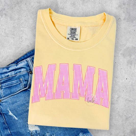 MAMA - PINK GINGHAM
