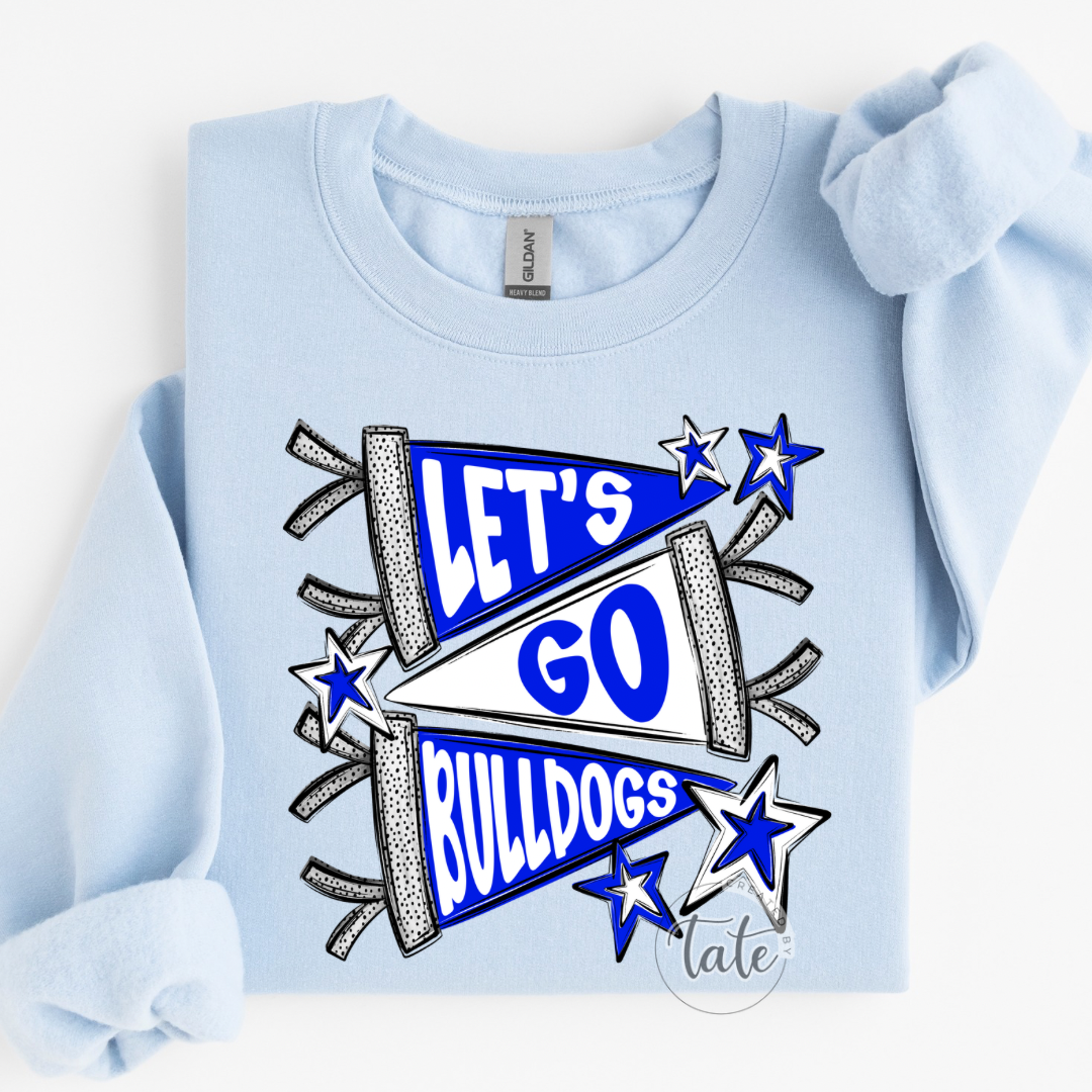 FLAGS LETS GO BULLDOGS