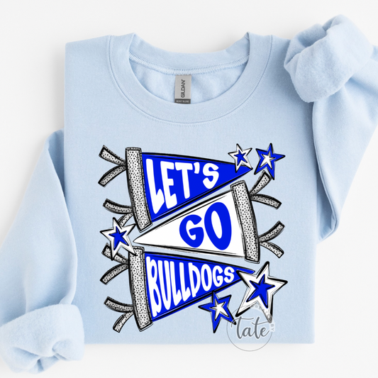 FLAGS LETS GO BULLDOGS