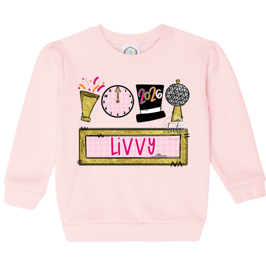 CLASSIC NEW YEARS SWEATSHIRT - GIRLS