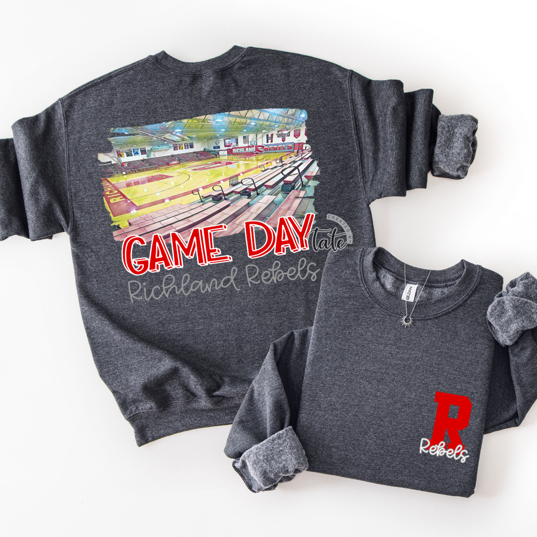 RICHLAND REBELS GAME DAY - FRONT + BACK
