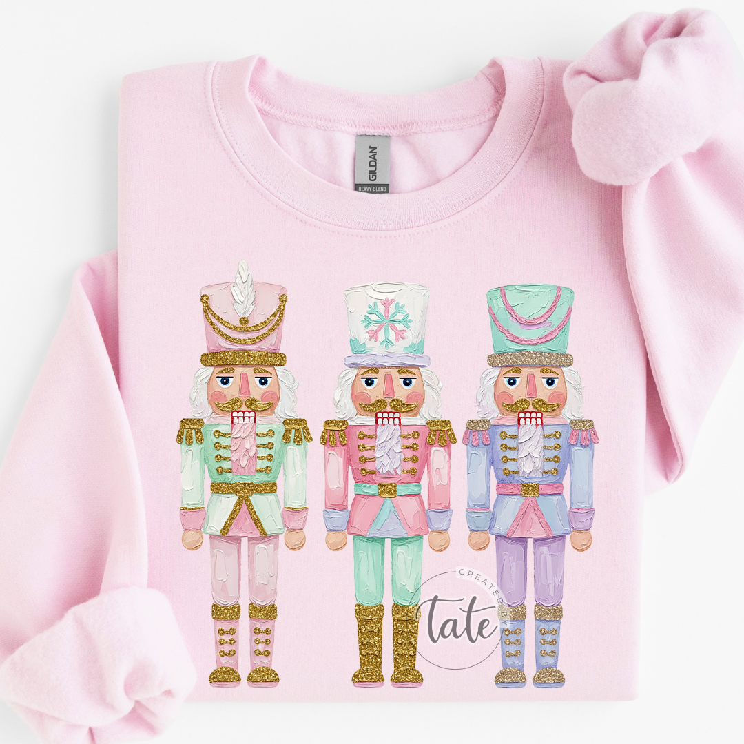 FAUX PAINTED NUTCRACKERS