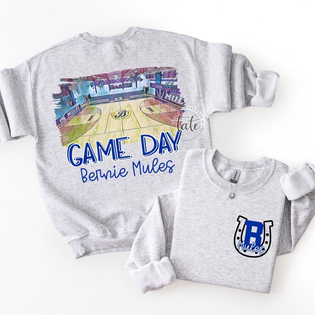 BERNIE MULES GAME DAY - FRONT + BACK