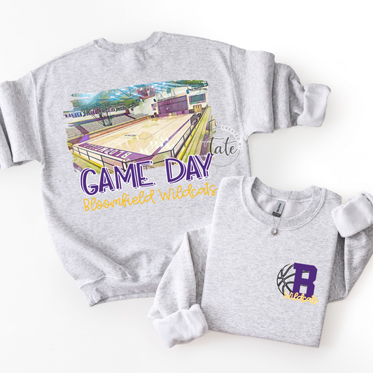 BLOOMFIELD WILDCATS BASKETBALL GAME DAY - FRONT + BACK
