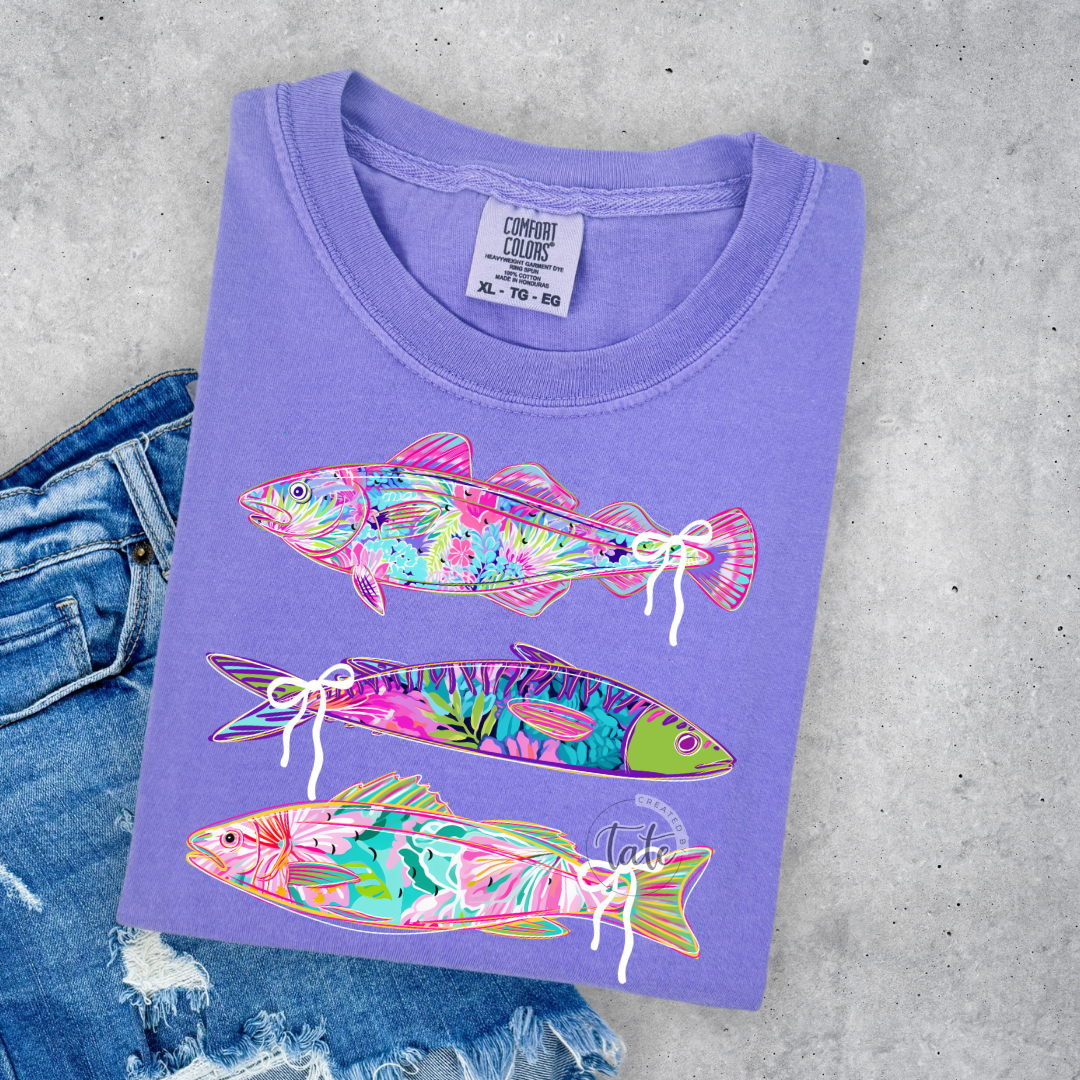 FLORAL + BOW FISHIES
