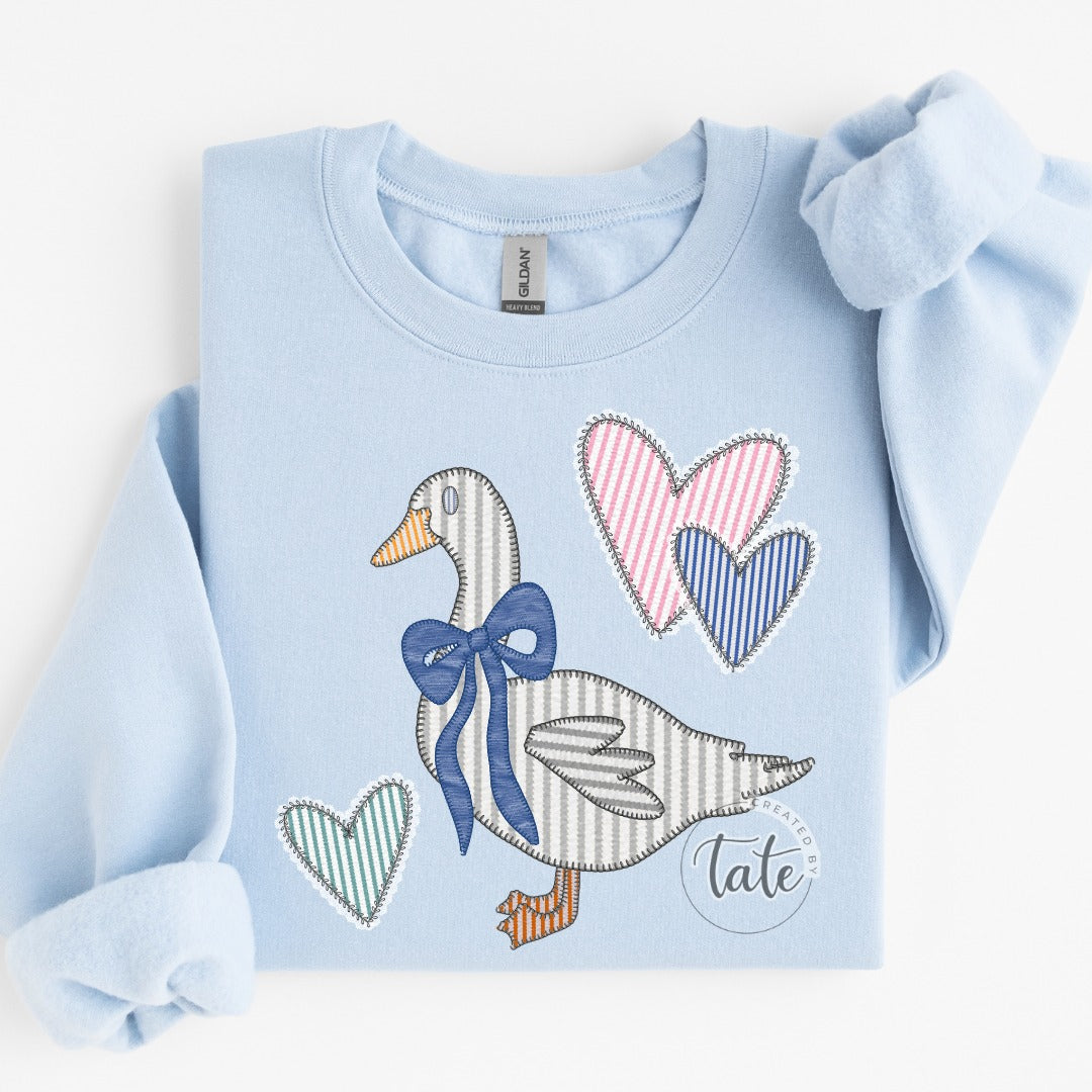 CUTESY SEERSUCKER GOOSE