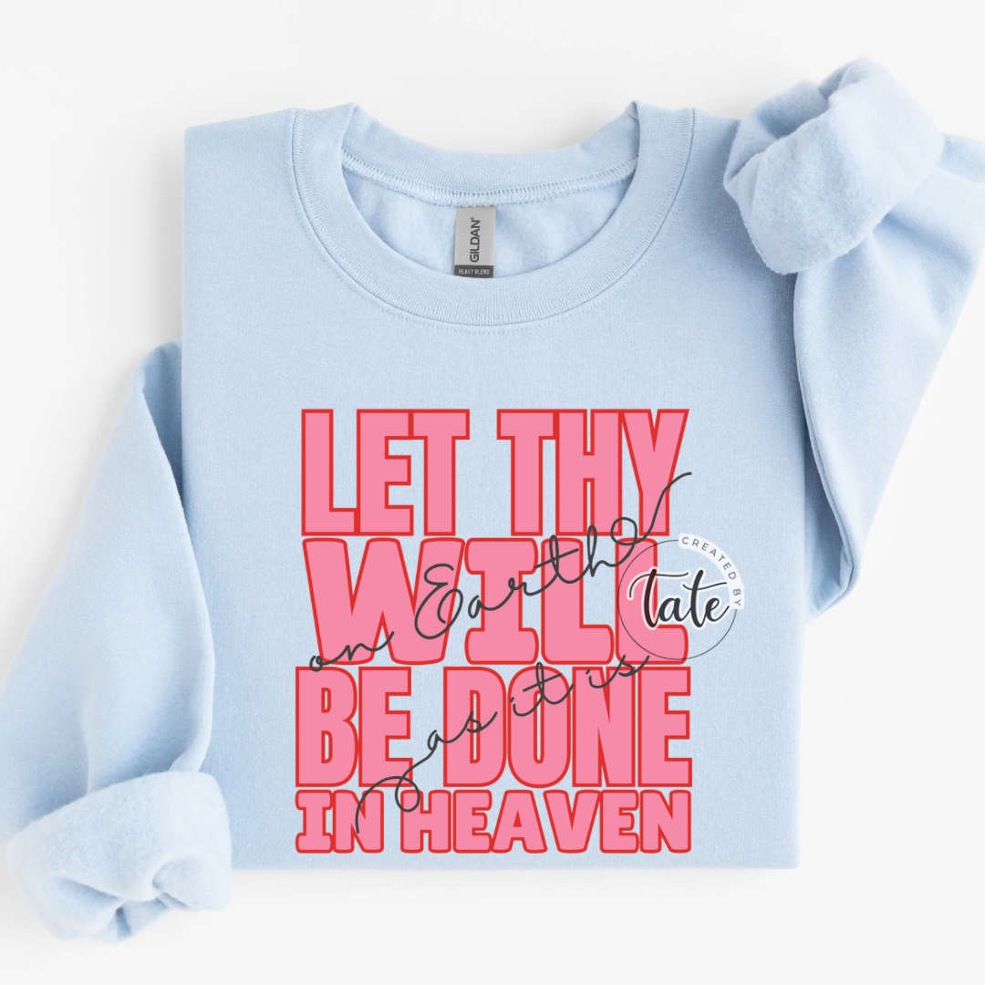 LET THY WILL BE DONE - CHARCOAL